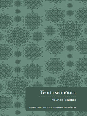 cover image of Teoría semiótica